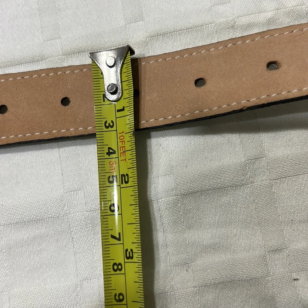 LEATHEROCK Ladies Leather Belt BLING Crystal - Picture 10 of 10